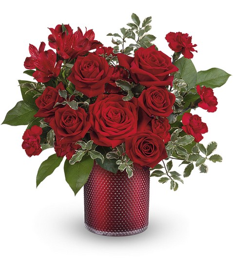 Radiant Crimson Bouquet